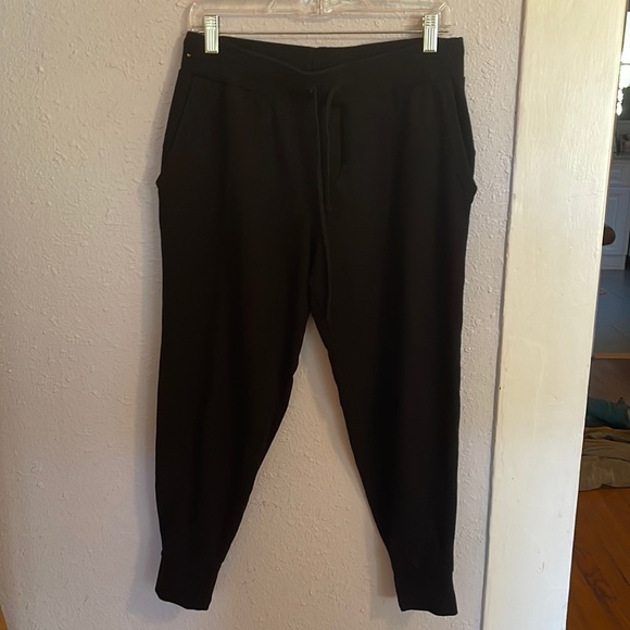 Cuyana Pants - Cuyana Black Track Pants